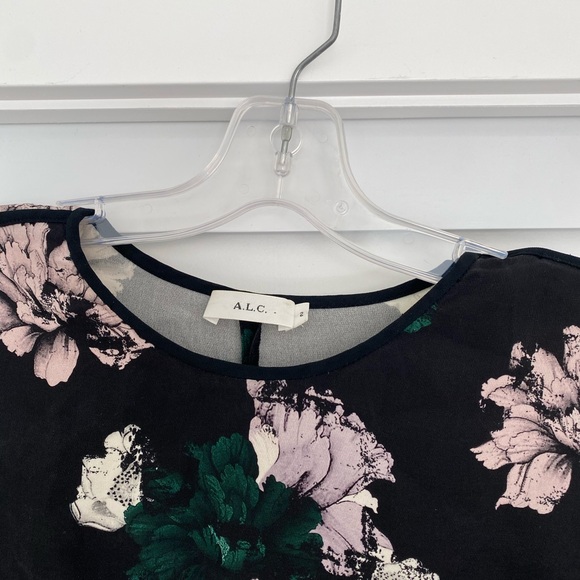 A.L.C Floral Silk Blouse - Picture 6 of 7